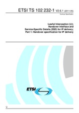 ETSI TS 102232-1-V2.6.1 (19.5.2011)