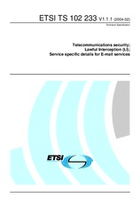 ETSI TS 102233-V1.1.1 (6.2.2004)