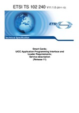 ETSI TS 102240-V11.1.0 (14.12.2011)
