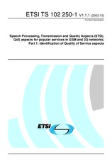 ETSI TS 102250-1-V1.1.1 (17.10.2003)