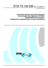 ETSI TS 102289-V1.1.1 (25.11.2003)