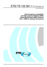 ETSI TS 102361-1-V1.4.5 (20.12.2007)