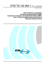 ETSI TS 102362-1-V1.1.1 (22.6.2005)
