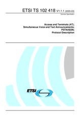 ETSI TS 102418-V1.1.1 (15.3.2005)