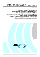 ETSI TS 102486-2-1-V1.2.1 (6.10.2008)