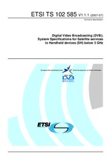 ETSI TS 102585-V1.1.1 (26.7.2007)