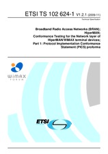 ETSI TS 102624-1-V1.2.1 (13.11.2009)