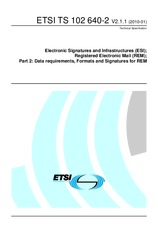 ETSI TS 102640-2-V2.1.1 (18.1.2010)