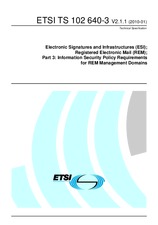ETSI TS 102640-3-V2.1.1 (18.1.2010)