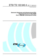 ETSI TS 102640-4-V2.1.1 (18.1.2010)