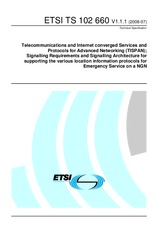 ETSI TS 102660-V1.1.1 (25.7.2008)