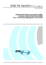 ETSI TS 102675-1-V1.1.1 (27.11.2009)
