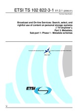 ETSI TS 102822-3-1-V1.3.1 (23.1.2006)