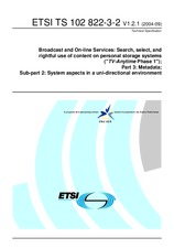 ETSI TS 102822-3-2-V1.2.1 (8.9.2004)