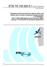 ETSI TS 102822-5-1-V1.5.1 (20.7.2010)