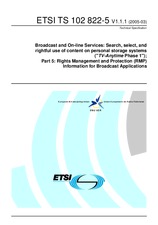 ETSI TS 102822-5-V1.1.1 (22.3.2005)