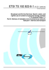 ETSI TS 102822-6-1-V1.2.1 (22.3.2005)