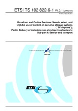 ETSI TS 102822-6-1-V1.3.1 (23.1.2006)