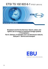 ETSI TS 102822-6-1-V1.8.1 (14.12.2012)