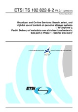 ETSI TS 102822-6-2-V1.3.1 (23.1.2006)