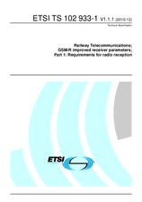 ETSI TS 102933-1-V1.1.1 (13.12.2010)