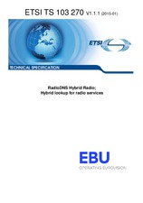 ETSI TS 103270-V1.1.1 (16.1.2015)