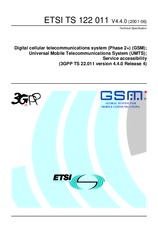 ETSI TS 122011-V4.4.0 (17.7.2001)