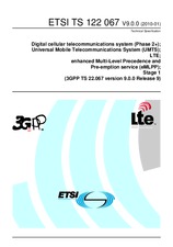 ETSI TS 122067-V9.0.0 (21.1.2010)