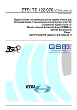 ETSI TS 122078-V7.6.0 (31.12.2005)