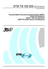 ETSI TS 122226-V5.2.0 (31.3.2002)
