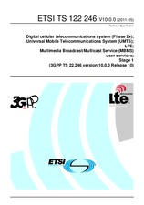 ETSI TS 122246-V10.0.0 (13.5.2011)