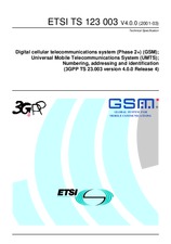 ETSI TS 123003-V4.0.0 (31.3.2001)