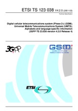 ETSI TS 123038-V4.2.0 (31.3.2001)