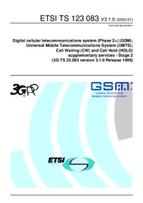 ETSI TS 123083-V3.1.0 (28.1.2000)