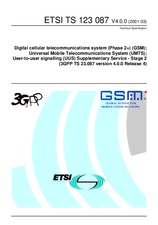 ETSI TS 123087-V4.0.0 (31.3.2001)
