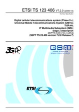 ETSI TS 123406-V7.2.0 (8.10.2008)