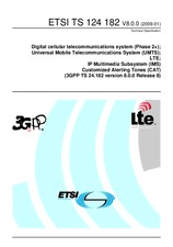 ETSI TS 124182-V8.0.0 (20.1.2009)