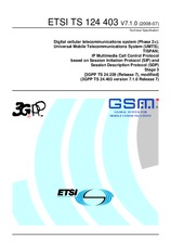 ETSI TS 124403-V7.1.0 (4.7.2008)