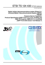 ETSI TS 124430-V7.0.0 (7.4.2008)