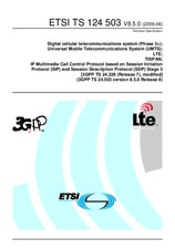 ETSI TS 124503-V8.5.0 (17.6.2009)