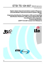ETSI TS 124607-V8.4.0 (26.1.2010)
