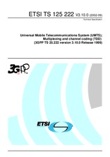 ETSI TS 125222-V3.10.0 (30.9.2002)