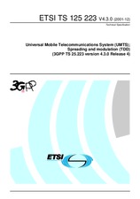 ETSI TS 125223-V4.3.0 (31.12.2001)