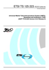 ETSI TS 125223-V5.0.0 (31.3.2002)