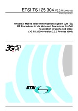 ETSI TS 125304-V3.3.0 (22.6.2000)