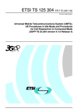 ETSI TS 125304-V4.1.0 (19.7.2001)