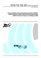 ETSI TS 125331-V3.11.0 (27.6.2002)