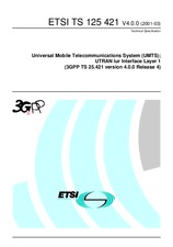 ETSI TS 125421-V4.0.0 (31.3.2001)
