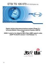 ETSI TS 126073-V11.0.0 (10.10.2012)