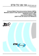 ETSI TS 126194-V5.0.0 (5.8.2002)